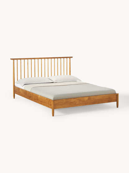Winvern Wooden Bed with Pine Headboard