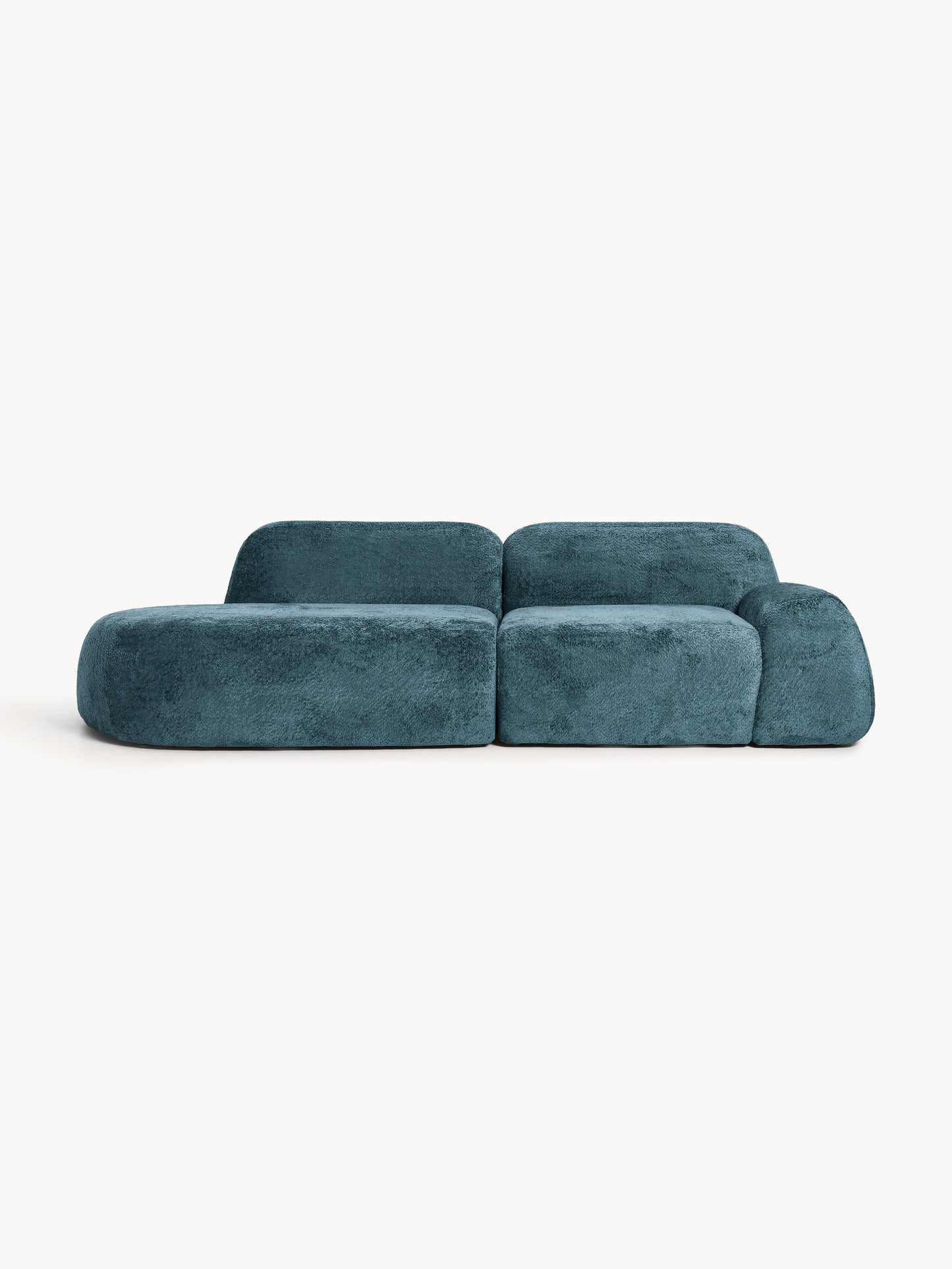 Wolprima Modular Chaise in Teddy Bouclé (3-Seater)