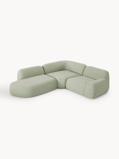Wolprima Modular Corner Sofa (4-Seater) in Bouclé with Chaise Longue