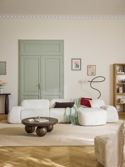 Wolprima Modular Corner Sofa (4-Seater) in Teddy Bouclé