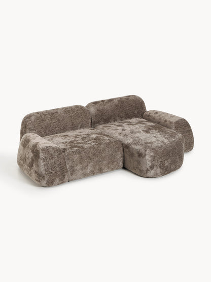 Wolprima Modular Corner Sofa in Teddy Bouclé (3-Seater)