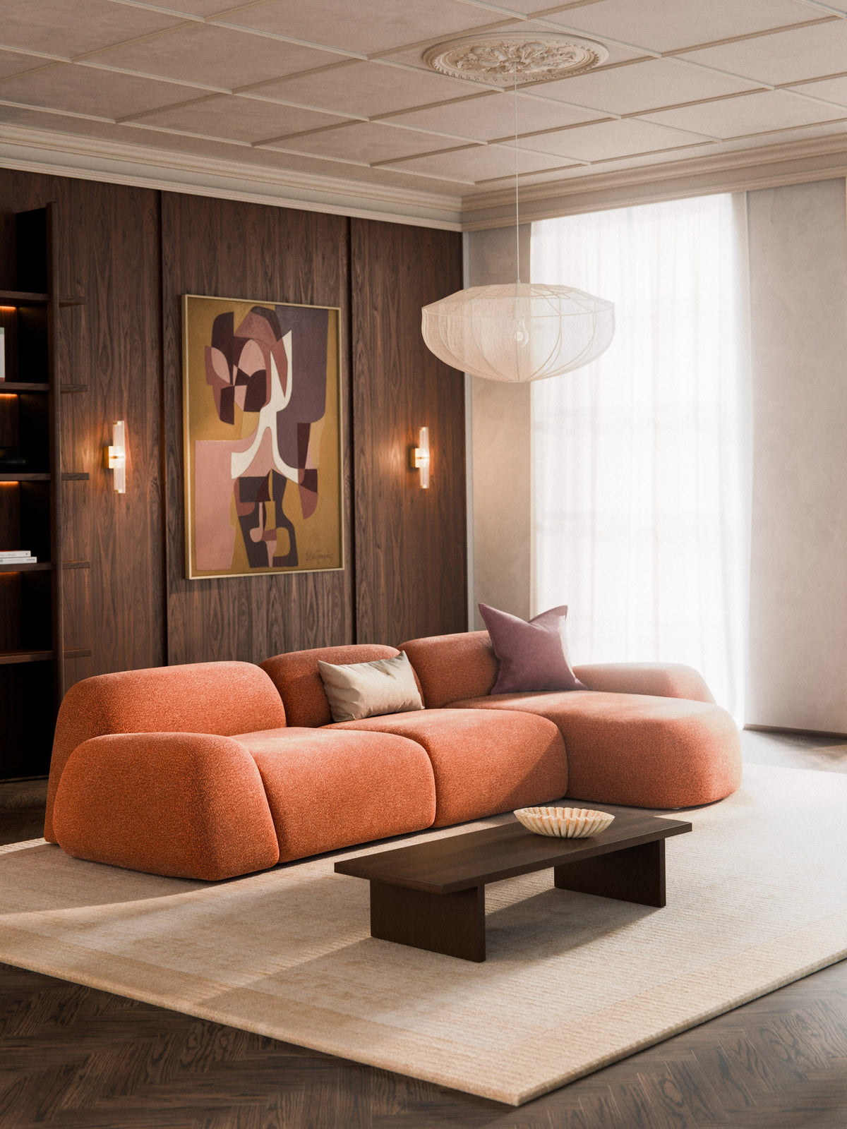 Wolprima Modular Teddy Corner Sofa (4-Seater)
