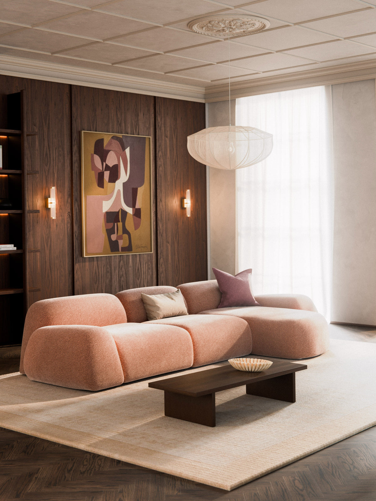 Wolprima Modular Teddy Corner Sofa (4-Seater)