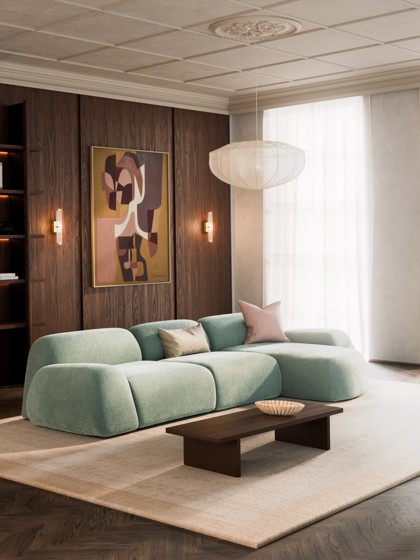 Wolprima Modular Teddy Corner Sofa (4-Seater)