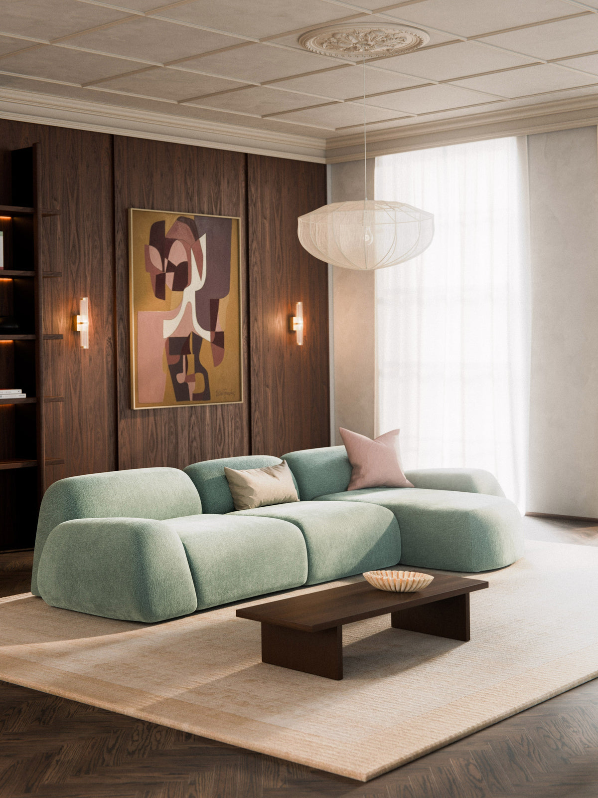 Wolprima Modular Teddy Corner Sofa (4-Seater)