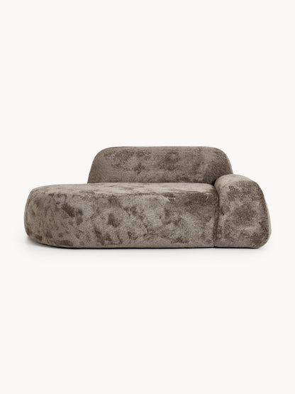 Wolprima Teddy Bouclé Sofa (2-Seater) with Chaise Longue