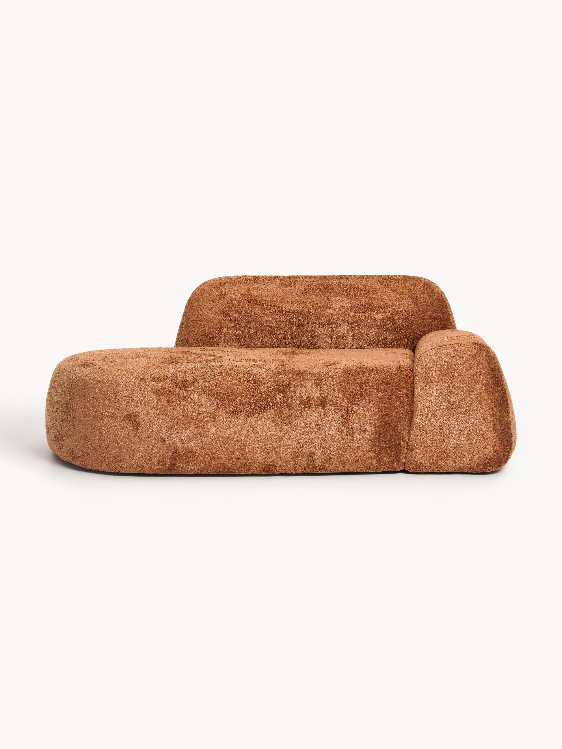 Wolprima Teddy Bouclé Sofa (2-Seater) with Chaise Longue