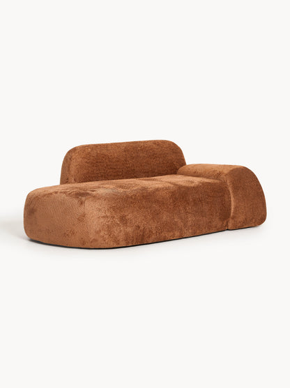 Wolprima Teddy Bouclé Sofa (2-Seater) with Chaise Longue