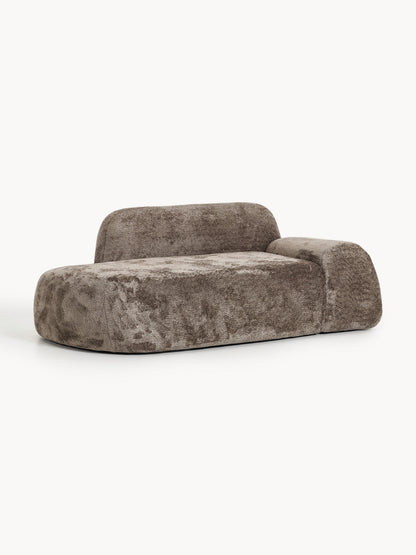 Wolprima Teddy Bouclé Sofa (2-Seater) with Chaise Longue
