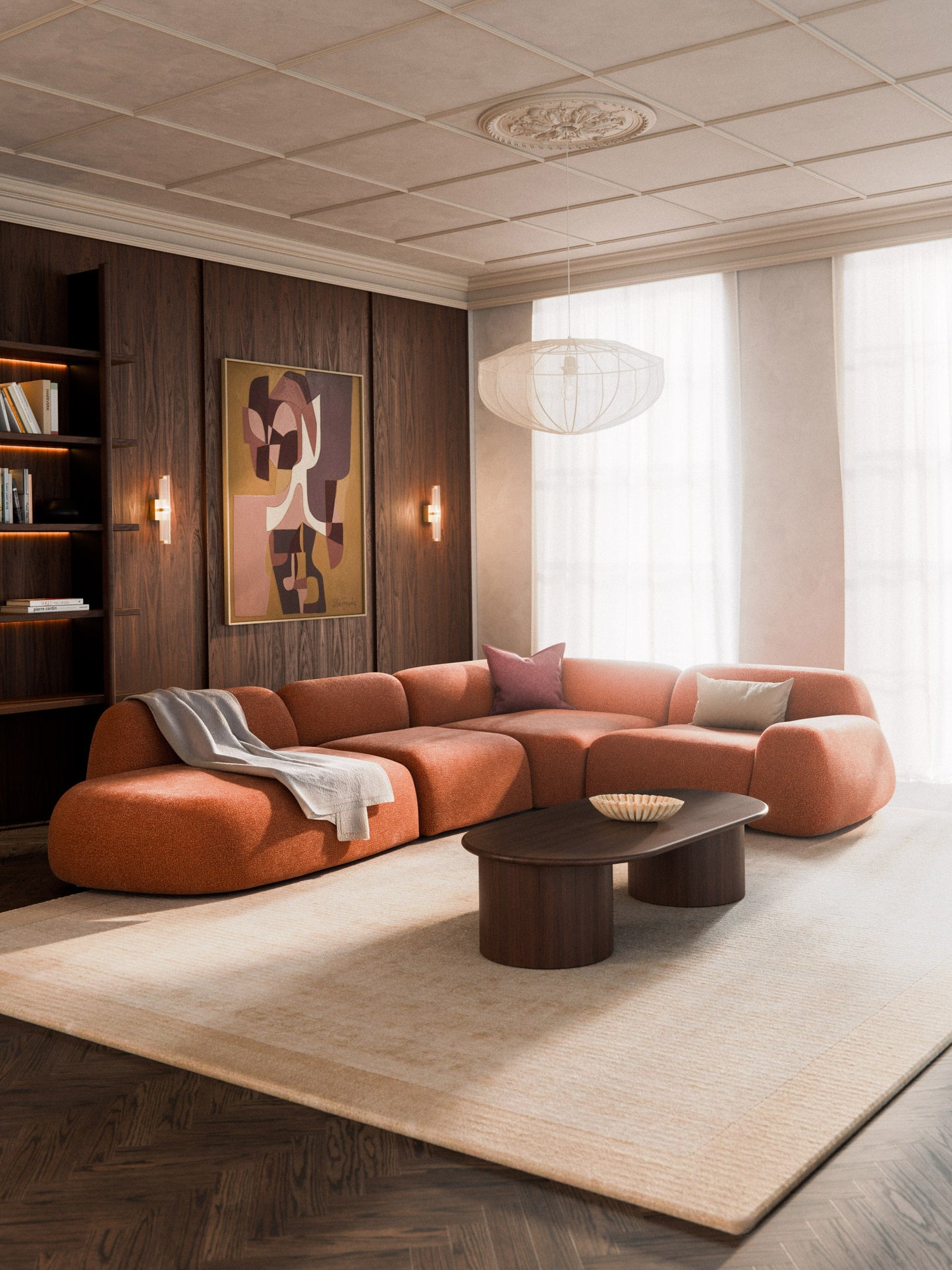 Wolprima XL Modular Corner Sofa with Chaise Longue