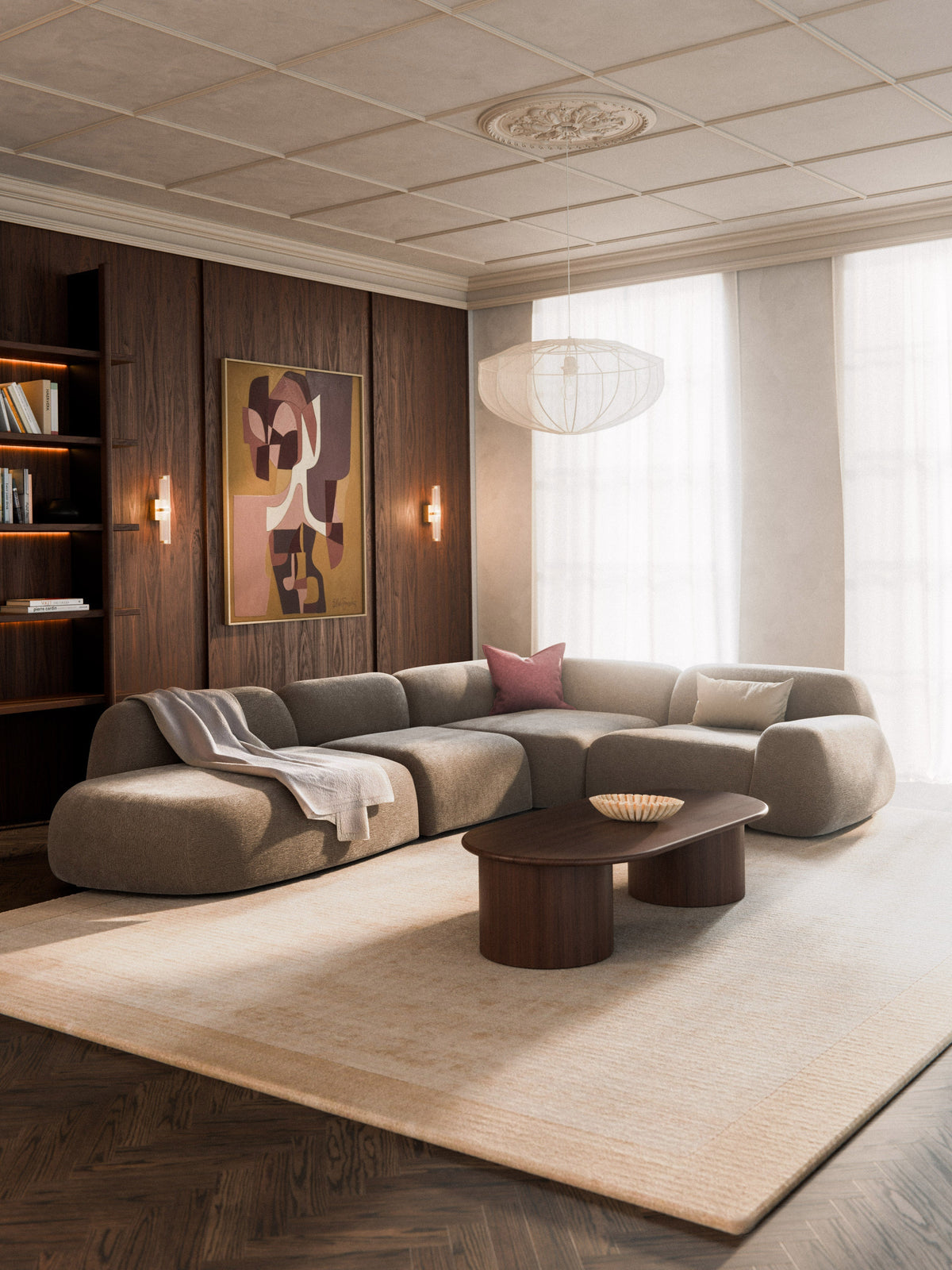 Wolprima XL Modular Corner Sofa with Chaise Longue